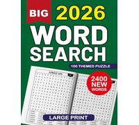 2026 Big Word Search: 100 Large Print Puzzles for Adults, Seniors, Teens with Interesting Themes about the Year