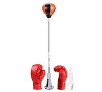 2026 Boxing Reaction Ball With Stand - Strong Suction Cup Height Adjustable | Quiet Fast Rebound Speed Trainer For Adults Kids | Boxing Training Equipment For Fitness Stress Relief