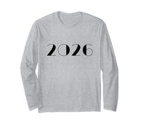 2026 Buon Anno Nuovo Art Deco Maglia a Manica