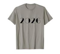 2026 Buon Anno Nuovo Art Deco Maglietta