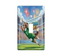 2026 Calcio Australian Shepherd Dog Decorative Light Switch Cover Plate 1 Gang Single Toggle, Match Puppy Portiere Salva Piastra Elettrica per Stanza, Sportivo Switchcover Switchplate