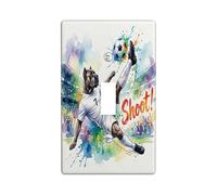 2026 Calcio Cane Corso Cane Decorativo Interruttore Della Luce Copertura Della Parete Piastra 1 Gang Singolo Toggle, Match Day Puppy Volley Sparare Elettrico Placca Elettrica, Sportivo Frontale
