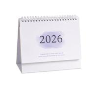 2026 Calendar - 2025-2026 Desk Calendar Planner, Wire Binding Monthly Organizer With Aesthetic Gradient Design, Desktop Schedule-Calendar For Home Apartment Office School Dorm Business Teacher