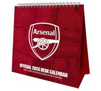 2026 CALENDAR ARSENAL FC MONTH TO VIEW POSTCARD DESK EASEL OFFICIAL PRODUCT