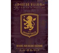 2026 CALENDAR ASTON VILLA FC MONTH TO VIEW A3 DELUXE WALL CALENDAR OFFICIAL PRODUCT