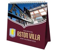 2026 CALENDAR ASTON VILLA FC MONTH TO VIEW DESK EASEL OFFICIAL PRODUCT