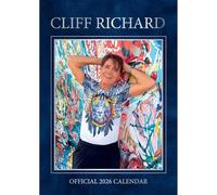 Cliff Richard A3 Calendario 2026, Compleanno, Natale, Regalo, Prodotto Ufficiale