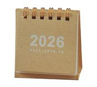 2026 Calendar Desk, Everyday Scheduler Pad, with Ample Writing Space, Paper Planning Organizer, Clean Layout Design, for Workplace School Home Dorm Classroom Use, 2.56x2.76x1.18 Inches