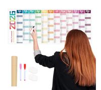 2026 Calendar | Dry Erase Wall Planner Large Calendar | Agenda Planner Paper 12 Month For Rome Decor Student Home School Office Library Planning Christmas
