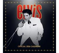 2026 CALENDAR ELVIS MONTH TO VIEW SQUARE WALL CALENDAR OFFICIAL PRODUCT