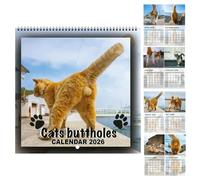2026 Calendar - Family Calendr 2026, Month Arts And Antiques Theme Hanging | Column Spiral Bound Month Wall Planner Calendar For Home Business Office School Holidays Marked