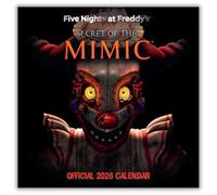 2026 CALENDAR FIVE NIGHTS AT FREDDY`S MONTH TO VIEW SQUARE WALL CALENDAR OFFICIAL PRODUCT