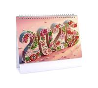 2026 Calendar For Desk, Monthly Planner 12 Month For Planning, Rhinestone Table Calendar Desk Planner 2026, School Home Living Room Office Room Decor Christmas Party Favors