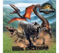 2026 CALENDAR JURASSIC WORLD REBIRTH MOVIE MONTH TO VIEW SQUARE WALL CALENDAR OFFICIAL PRODUCT