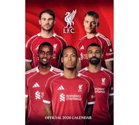 2026 CALENDAR LIVERPOOL FC MONTH TO VIEW A3 WALL CALENDAR OFFICIAL PRODUCT