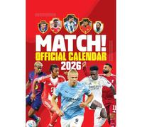 2026 CALENDAR MATCH! FOOTBALL MAGAZINE MONTH TO VIEW A3 WALL CALENDAR OFFICIAL PRODUCT