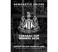 2026 CALENDAR NEWCASTLE UNITED FC MONTH TO VIEW A3 DELUXE WALL CALENDAR OFFICIAL PRODUCT