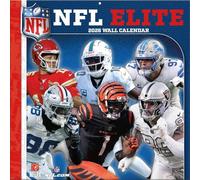 2026 CALENDAR NFL ELITE MONTH TO VIEW SQUARE WALL CALENDAR OFFICIAL PRODUCT