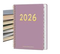2026 Calendar Planner - 12 Strong Schedule Notepad,2026 Weekly Monthly Planner | 21 x 15 cm Efficient Time Management For School Academic Student Women Teacher Family Home College