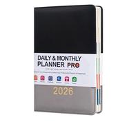 2026 Calendar Planner - 365 Day Daily Notebook, Yearly Monthly Organizer, Sophisticated Design Scheduling Tool | for School Home Office College Classroom Work Student Teacher Family Men Women