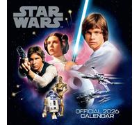 2026 CALENDAR STAR WARS CLASSIC MONTH TO VIEW SQUARE WALL CALENDAR OFFICIAL PRODUCT