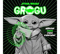2026 CALENDAR STAR WARS THE MANDALORIAN GROGU MINI MONTH TO VIEW SQUARE WALL CALENDAR OFFICIAL PRODUCT