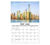 2026 Calendari paesaggistici - Calendario da parete con scenari naturali del mondo per 12, pianificatore giornaliero e organizzatore per ufficio scuola con design artistico per camera da letto