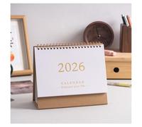 2026 calendario 2026 Desk Calendar 2025.07-2026.12 Thick Mini Creative Portable Coil Planner for or Office Use 2026 calendario mensile(White cowhide)