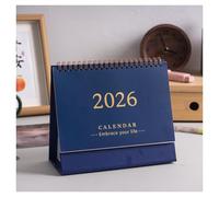 2026 calendario 2026 Desk Calendar 2025.07-2026.12 Thick Mini Creative Portable Coil Planner for or Office Use 2026 calendario mensile(Donker Blauw)