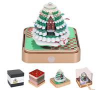 2026 Calendario 3D con Luci LED, Blocco Note 3D in Carta, Blocco Appunti Creativo, Elemento Artistico, Arte su Carta, Casetta sugli Alberi con Scatola Indicatore Adesivi Strap-off, Decorazione da