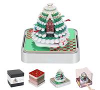 2026 Calendario 3D con Luci LED, Blocco Note 3D in Carta, Pad di Carta, Elemento Artistico, Arte della Carta, Casetta sugli Alberi con Scatola Indicatore Adesivi Strap-off, Decorazione da Tavolo, 284