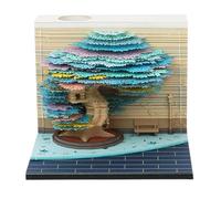 2026 Calendario 3d, Four Seasons Tree, Creativo Culturale E Creativo Commemorativo Regalo, Ufficio Desktop Decorative Paper Sculpture Ornamenti, Blocco dimensionale, Regalo Di Sloture Della Casa
