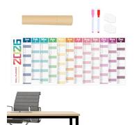 2026 Calendario A Parete - 100x42 Cm Pianificatore Di Cancellazione A Secco | Design Della Griglia Spessa Di Carta - Calendario Del Programma Accademico Annuale | Ideale Per La Casa, La Scuola, La Pia