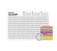 2026 Calendario Da Parete Grande,Grande Diario E Settimanale Con Note | Calendario Poster Annuale di 365 Giorni 2026,Per Programmare Incontri Natale Capodanno Casa Ufficio Scuola Famiglia Studente