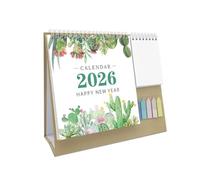 2026 calendario Decorative Desk Calendar Triangular Support Stable Planner Standing Binding 2026 2026 calendario mensile(Style 1)