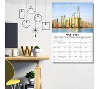 2026 Calendario Paesaggistico - Calendario Murale Con Paesaggi Del Mondo 12 Mesi | Agenda Giornaliera Con Vedute Incantevoli Per Scuola Ufficio Casa Appartamento