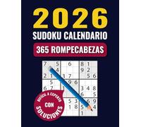 2026 Calendario Sudoku: 365 Rompecabezas Para adultos y personas mayores