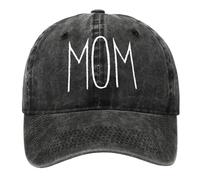 2026 Cappello da baseball stampato ricamato della mamma della mamma per realizzare il vecchio berretto, Nero , Taglia unica