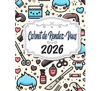 2026 Carnet de Rendez-Vous Professionnel: Agenda professionnel Année Scolaire grand format / Du lundi au Dimanche datés / plages horaires : 15 minutes ... / fournisseurs & contacts, Budget mensuel