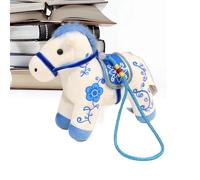 2026 Cavallo Statua Capodanno Cinese - Pendente Morbido Blu e Bianco - Peluche a Forma di Cavallo - Per Bambini, Ragazzi, Ragazze, Giovani, Adolescenti, Uomini, Donne, Figlio, Figlia, Famiglia e Amici