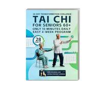 2026 Chi libro per anziani a partire da 60 istruzioni passo-passo con movimenti originali per aumentare la flessibilità della vita quotidiana (blu, 21 x 15 cm)