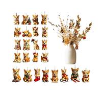 2026 Christmas Countdown Calendar - 2D Acrylic, 24-Day Surprise, Stocking