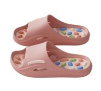 2026 Ciabatte da Massaggio Comode con Suola Spessa Sandali per Agopressione per Fascite Plantare Ciabatte Riflessologia Plantare E Agopuntura Scarpe da Doccia con Stimolazione(Pink,38/39 EU)