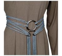 2026 - Cintura troll da donna, cintura da strega nordica, extra lunga, anello medievale, accessorio per cintura annodato, cappello invernale da donna, BU1, Taglia unica