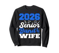 2026 Classe di Moglie della Band Senior 2026 Laurea dei Genitori Felpa