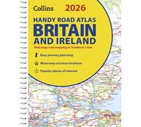2026 Collins Handy Road Atlas Britain and Ireland: A5 Spiral