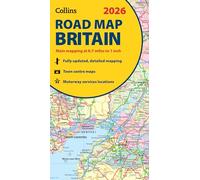 2026 Collins Road Map of Britain: Folded map