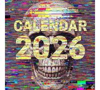 2026 Colorful Skull Art Calendar: Psychedelic Skeleton Illustrations, and Day of the Dead Decor (January 2026 - December 2026)