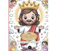 2026 Coloring Calendar for Children - Monthly Planner and Devotional | Jesus Walks With You