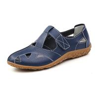 2026 Comode Scarpe Casual Da Donna Per Tempo Libero Viaggi Intrattenimento E Lavoro Slip On Design Con Gancio Loop Fastener Punta Chiusa Tacco Perfetto Primavera Estate, Blu, 39 EU